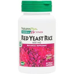 Красный дрожжевой рис Nature's Plus Herbal Actives 600 мг 60 капсул (NTP7246)