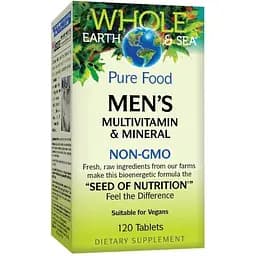 Мультивитаминный и минеральный комплекс для мужчин Natural Factors Men's Multivitamin & Mineral 120 таблеток