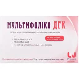 Дієтична добавка Мультфоліко ДГК 60 капсул