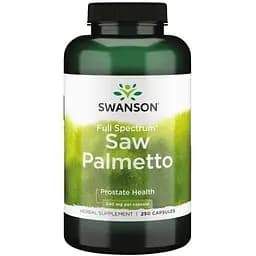 Натуральна добавка Swanson Saw Palmetto 540 mg Full Spectrum 250 капсул