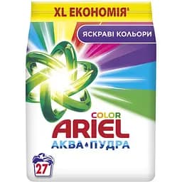 Пральний порошок Ariel Аква-Пудра Color Яскраві кольори 4.05 кг