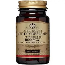 Вітамін В12 Solgar сублінгвальний 1000 мкг 30 таблеток