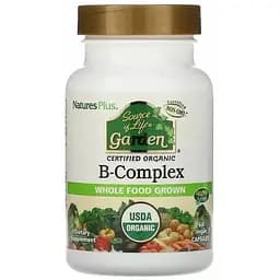 Комплекс вітамінів групи NaturesPlus Source of Life Garden органік 60 капсули