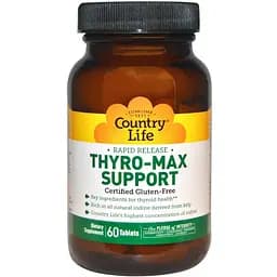 Вітаміни Country Life Thyro-Max Support 60 таблеток