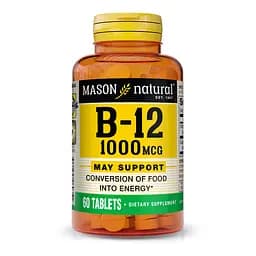 Вітаміни та мінерали Mason Natural Vitamin B12 1000 mcg 60 таблеток