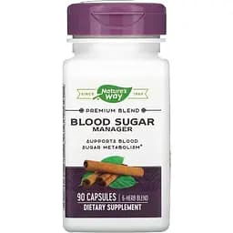 Трави для зниження цукру Nature's Way Blood Sugar 90 капсул