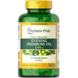 Олія вечірньої примули Puritan's Pride Evening Primrose Oil 30 капсул