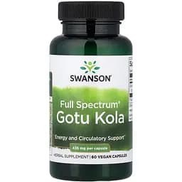 Готу кола Swanson Full Spectrum Gotu Kola 435 мг 60 капсул - мініатюра 1