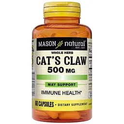 Котячий кіготь Mason Natural 500 мг 60 капсул