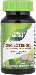 Вітаміни та мінерали Nature's Way Zinc Lozenges, 60 пастилок