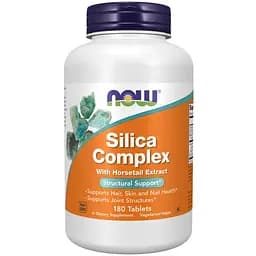 Дієтична добавка Now Foods Silica Complex 180 таблеток - мініатюра 1