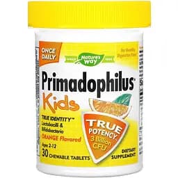 Пробіотик для дітей Nature's Way Primadophilus апельсин 30 таблеток