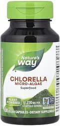Натуральна добавка Nature's Way Chlorella Micro-Algae, 100 вегакапсул
