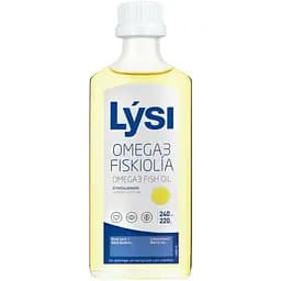 Омега-3 Lysi жирні кислоти EPA/DHA у рідині зі смаком лимона 240 мл - мініатюра 3