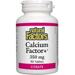 Кальцій цитрат 350 мг Calcium Citrate Natural Factors 90 таблеток - мініатюра 1