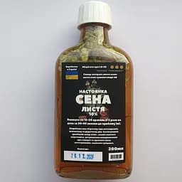 Настоянка на листі сени 200 мл