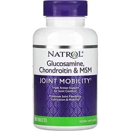 Глюкозамин, Хондроитин и MSM Natrol Glucosamine, Chondroitin and MSM 90 таблеток (NTL00228)