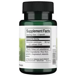 Екстракт камбоджійської гарцинії Swanson Garcinia Cambogia 80 mg, 60 капсул - мініатюра 2