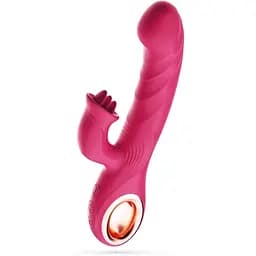 Вібратор-кролик Crushious Mirenca 22.5 см (рожевий)