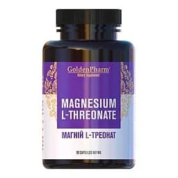 Магній L-треонат Golden Pharm 667 мг 90 капсул