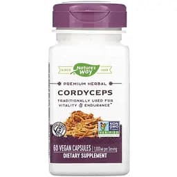 Натуральна добавка Nature's Way Cordyceps, 60 капсул