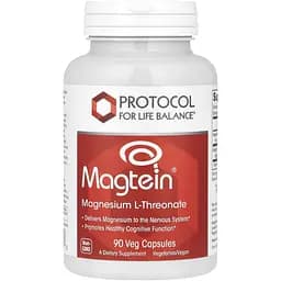 Магній L-треонат Protocol for Life Balance Magtein Magnesium L-Threonate 90 капсул