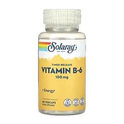Vitamin B-6 Timed-Release 100mg - 60 vcaps - мініатюра 1