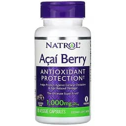 Ягоди Асаі Natrol 1000 мг 75 капсул (NTL05576)