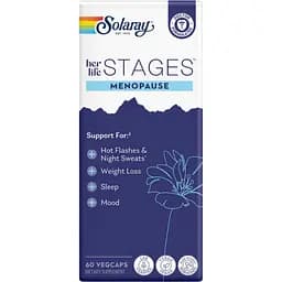 Комплекс для підтримки жіночого здоров'я при менопаузі Solaray Women's Health Menopause 60 вегетаріанських капсул (2023-10-2418) - мініатюра 2