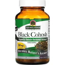 Клопогон Nature's Answer Black Cohosh Full Spectrum Herb 50 мг 90 вегетаріанських капсул