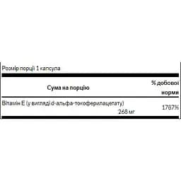 Вітамін Е Swanson Natural Vitamin E 100 капсул - мініатюра 2