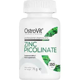 Витамины и минералы OstroVit Zinc Picolinate 150 таблеток
