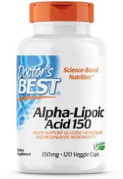 Натуральная добавка Doctor's Best Alpha-Lipoic Acid 150 mg, 120 вегакапсул