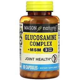 Комплекс глюкозаміну з МСМ Mason Natural 90 капсул