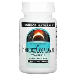 Вітамін B12 Source Naturals Hydroxocobalamin 120 таблеток