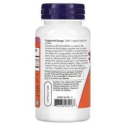 Натуральна добавка Now CoQ-10 150 mg 100 вегакапсул - мініатюра 3