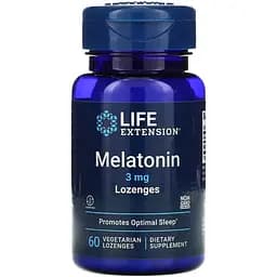 Натуральная добавка Life Extension Melatonin 3 mg 60 леденцов