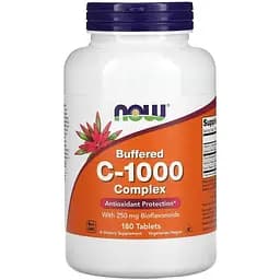 Витамины и минералы Now Vitamin C-1000 Complex Buffered 180 таблеток
