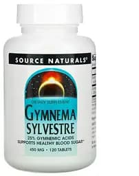 Натуральна добавка Source Naturals Gymnema Sylvestre 450 mg, 120 таблеток