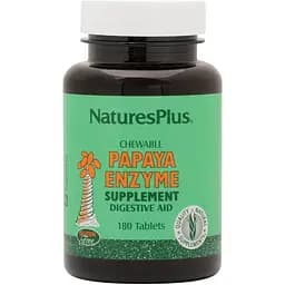 Натуральна добавка NaturesPlus Papaya Enzyme 180 жувальних таблеток