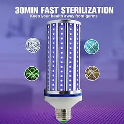 Бактерицидна лампа UV-C 220V E27 254nm 60W Ультрафіолетова - мініатюра 8