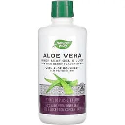 Натуральная добавка Nature's Way Aloe Vera Leaf Gel and Juice Лесные ягоды 1 л