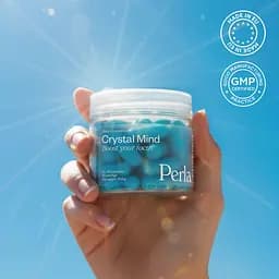 Добавка для фокусу кристального мислення когнітивної витривалості пам'яті та адаптації до стресу Perla Helsa Crystal Mind капс. 40 шт.