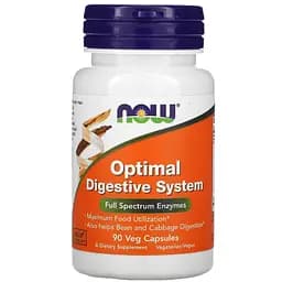 Травні ферменти Now Foods Optimal Digestive System 90 вегетаріанських капсул
