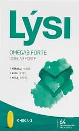 Набір Омега-3 Lysi:  Forte капсули 1000 мг №64 + жирні кислоти EPA/DHA у рідині зі смаком лимона 240 мл +  риб'ячий жир з печінки тріски з вітамінами A, D, E зі смаком лимона та м'яти 240 мл - мініатюра 2