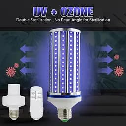 Бактерицидна лампа UV-C 220V E27 254nm 60W Ультрафіолетова - мініатюра 6