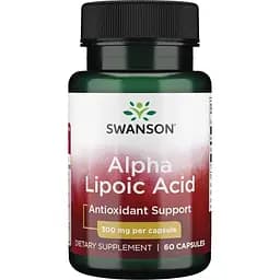 Натуральна добавка Swanson Alpha Lipoic Acid 300 mg 60 капсул