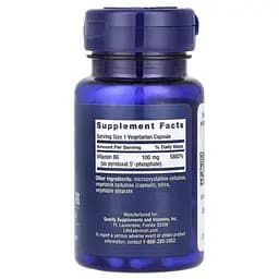 Вітамін B6 Life Extension Pyridoxal 5'-Phosphate 100 mg, 60 вегакапсул - мініатюра 2