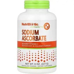 Вітаміни Nutribiotic Sodium Ascorbate Powder 227 g (1086-2022-10-3005)