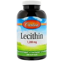 Лецитин Carlson Lecithin 1200 мг 280 капсул